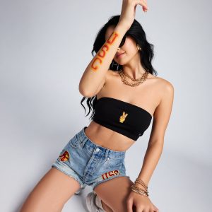 Victory Vibes Only USC® Bandeau Crop Top