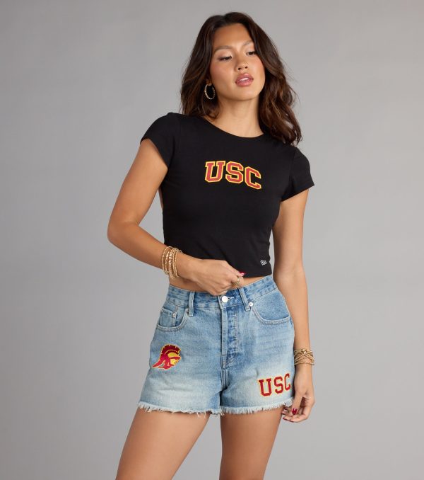Fight On!® Flair USC® Open Back Crop Top