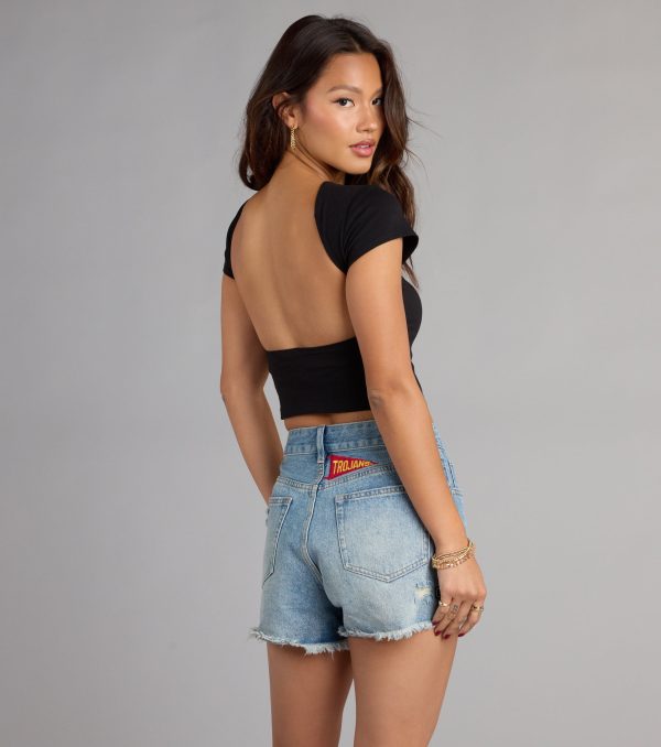 Fight On!® Flair USC® Open Back Crop Top - Image 2