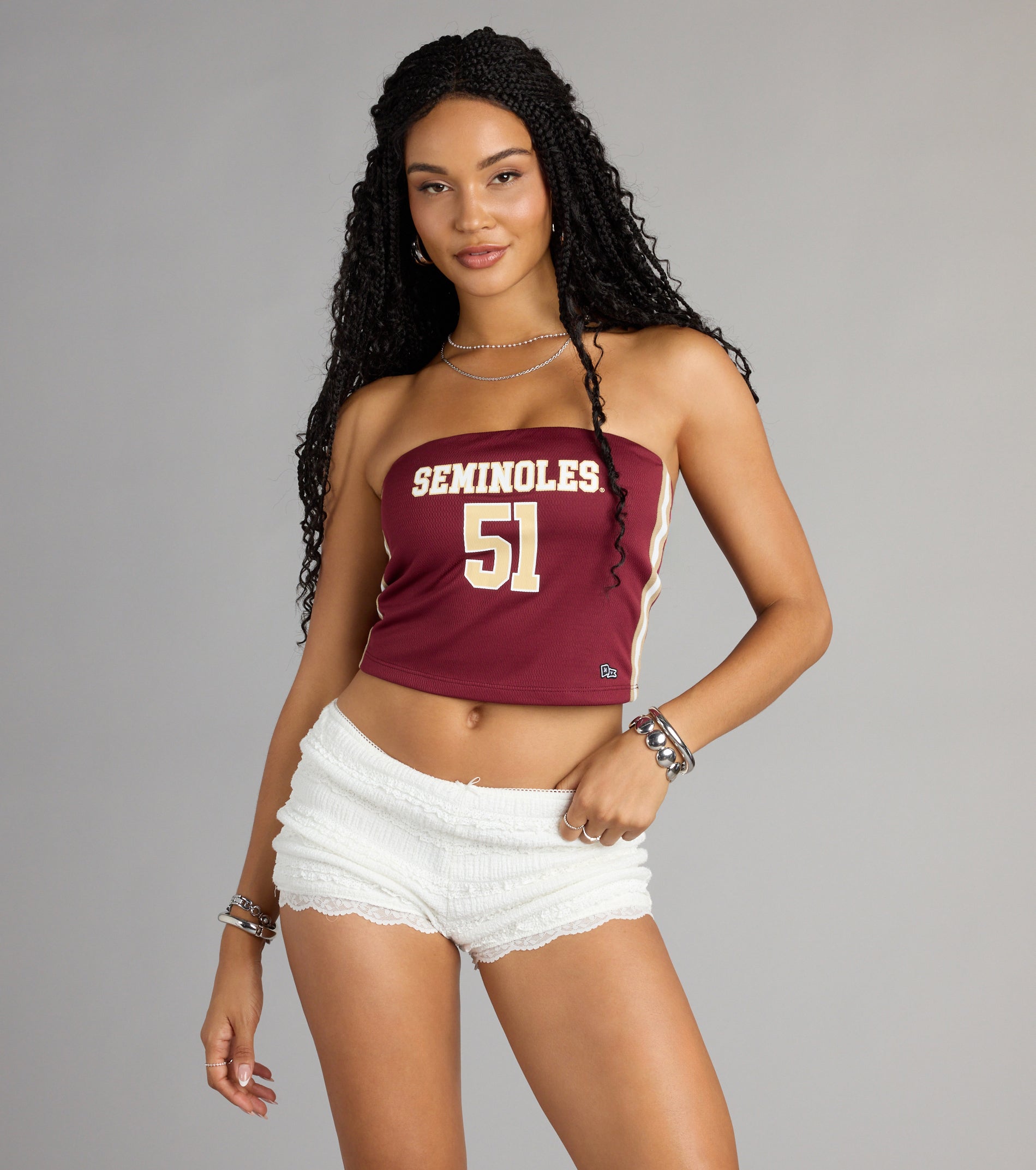 Score To Style Florida State® Jersey Tube Top