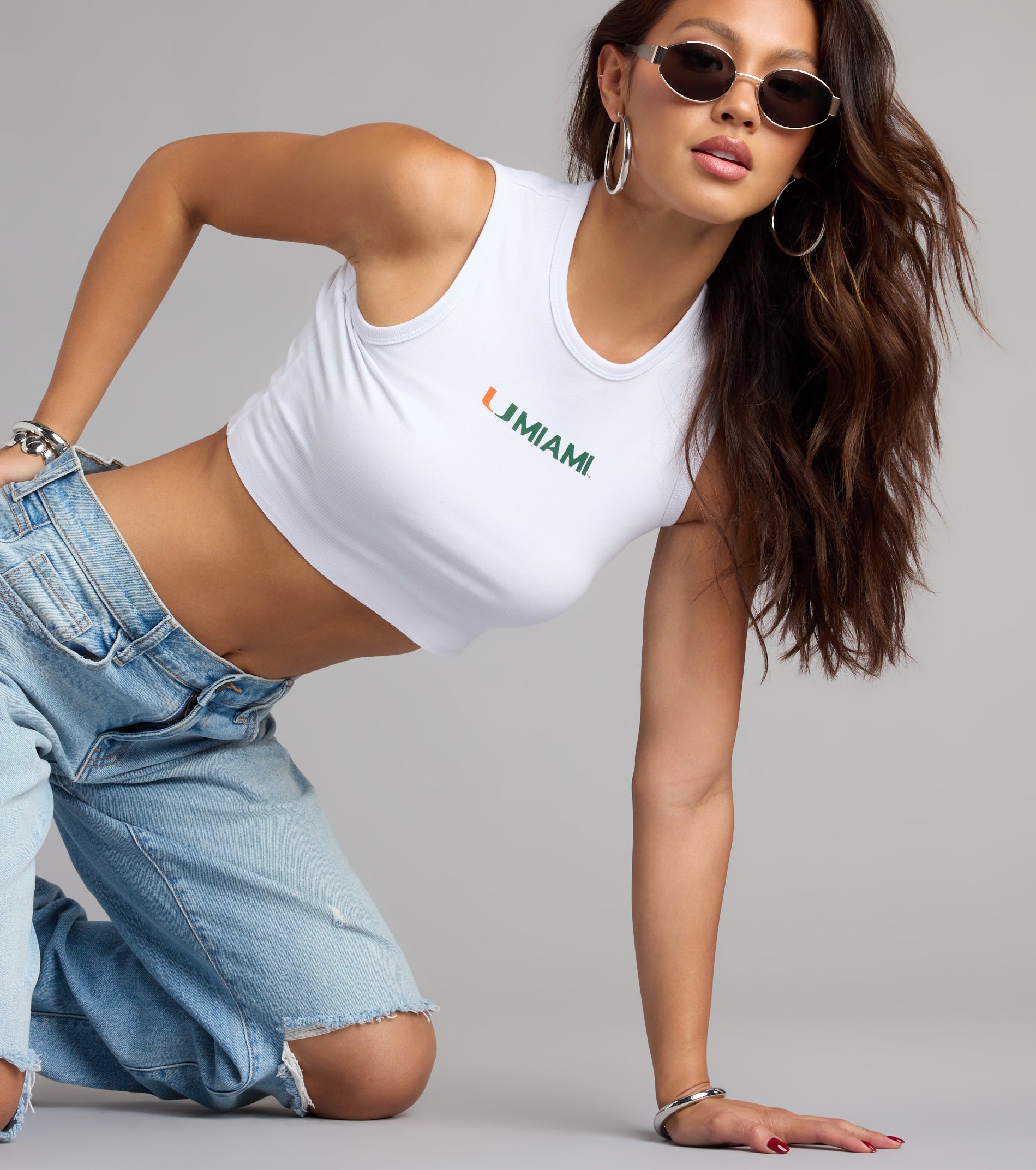 Stay Cool Miami™ Cropped Tank Top