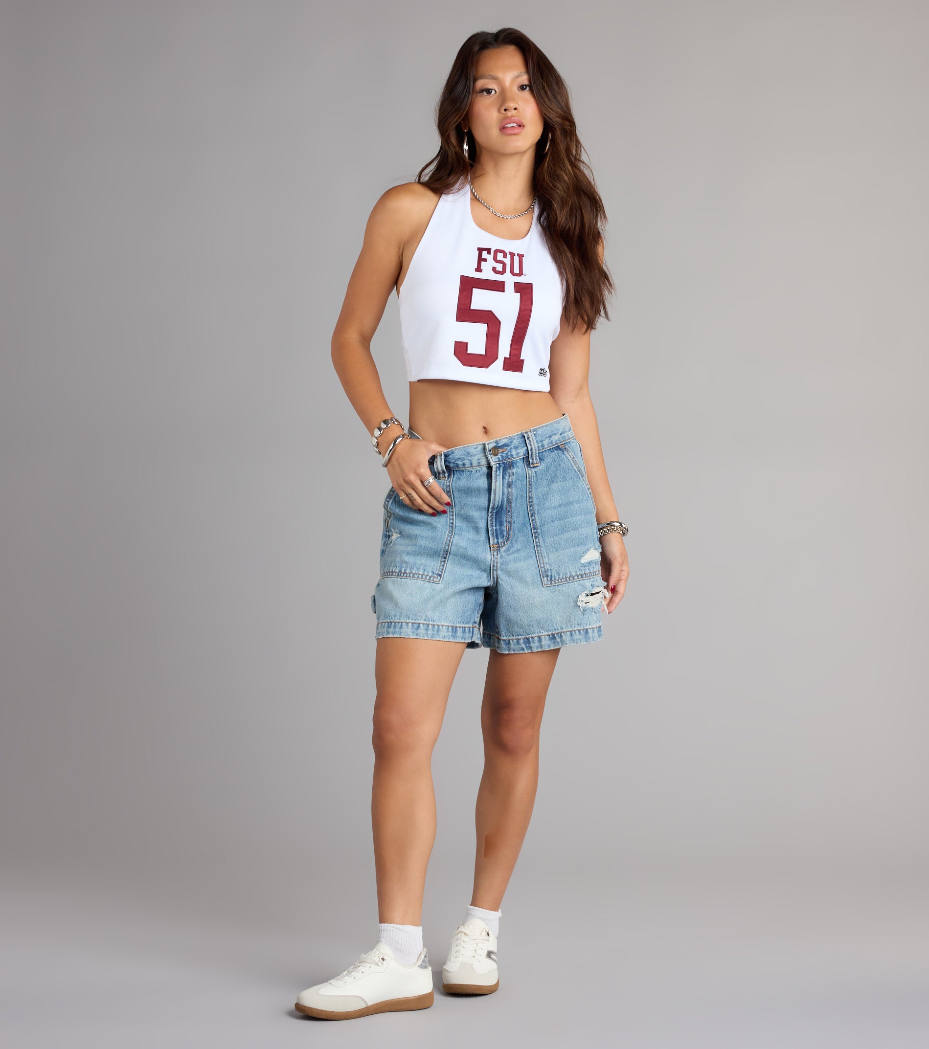 Flirty Style Florida State® Jersey Halter Top - Image 3