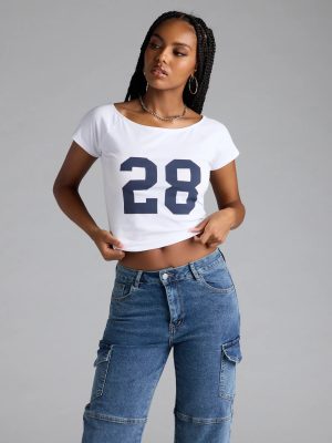 28 Crop Graphic Tee