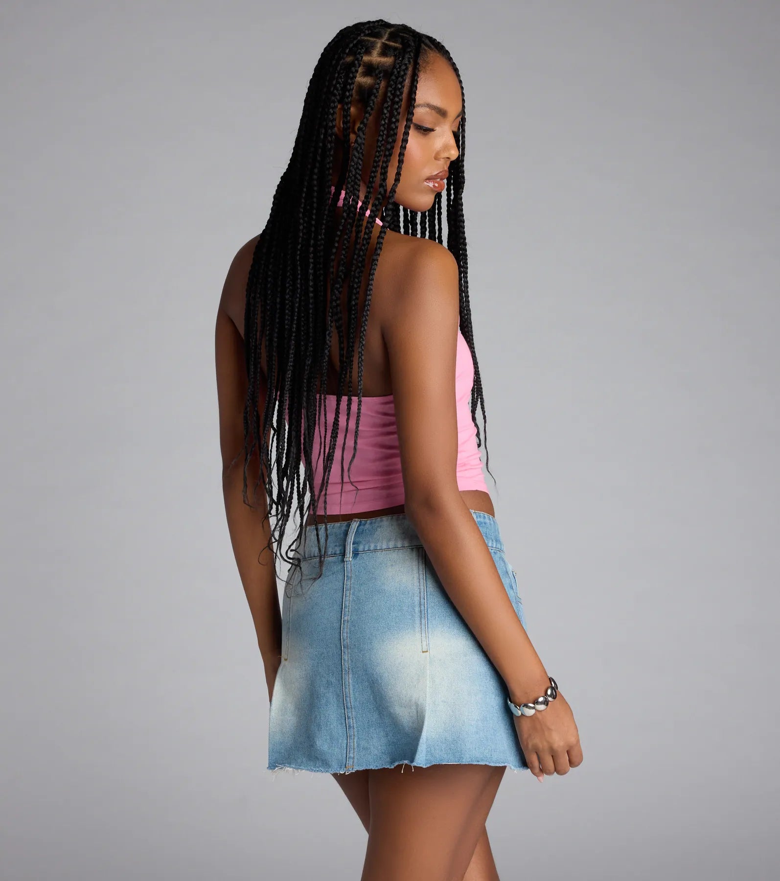 Mas Tequila Halter Crop Top - Image 2