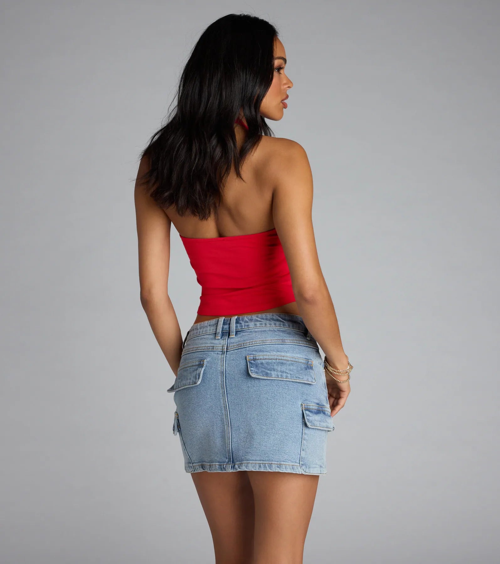 Yoga And Tequila Graphic Halter Top - Image 2