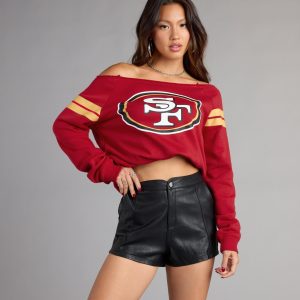 Ultra Game NFL San Francisco 49ers Pull-Over Top