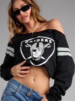 Ultra Game NFL Las Vegas Raiders Pull-Over Top