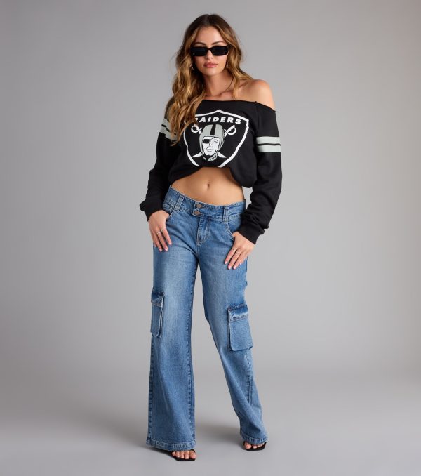 Ultra Game NFL Las Vegas Raiders Pull-Over Top - Image 3