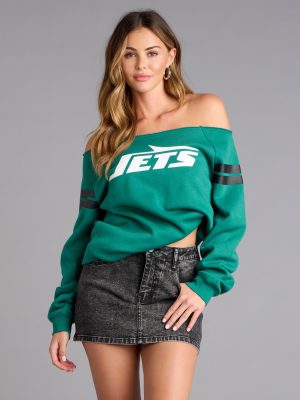 Ultra Game NFL New York Jets Pull-Over Top