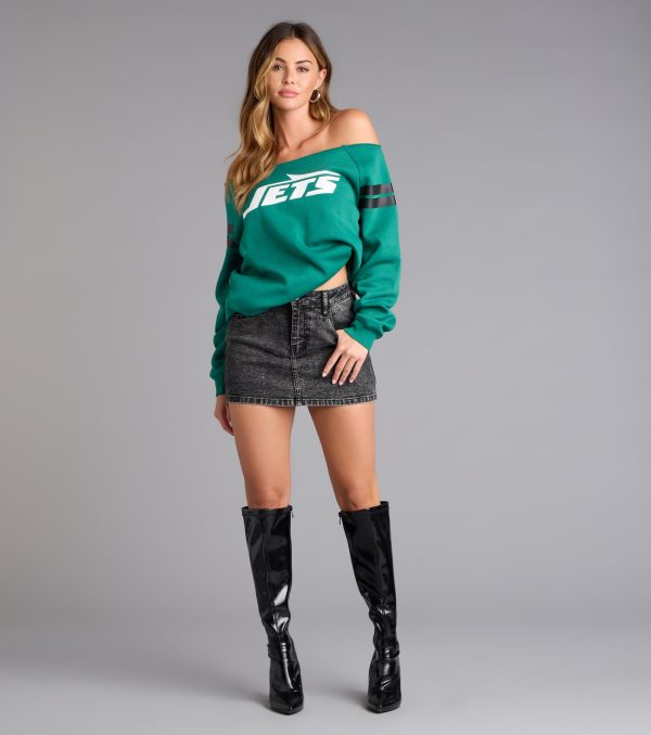 Ultra Game NFL New York Jets Pull-Over Top - Image 3
