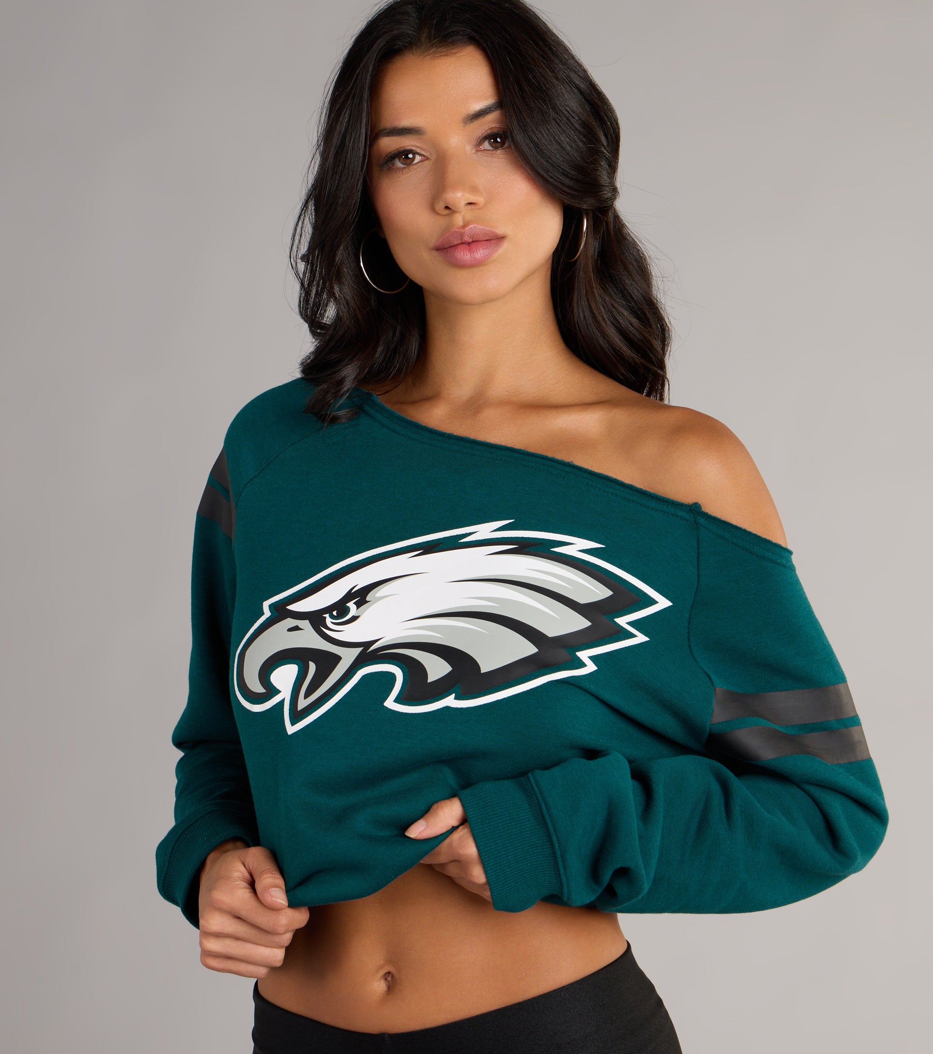 Ultra Game NFL Philadelphia Eagles Pull-Over Top - Image 3