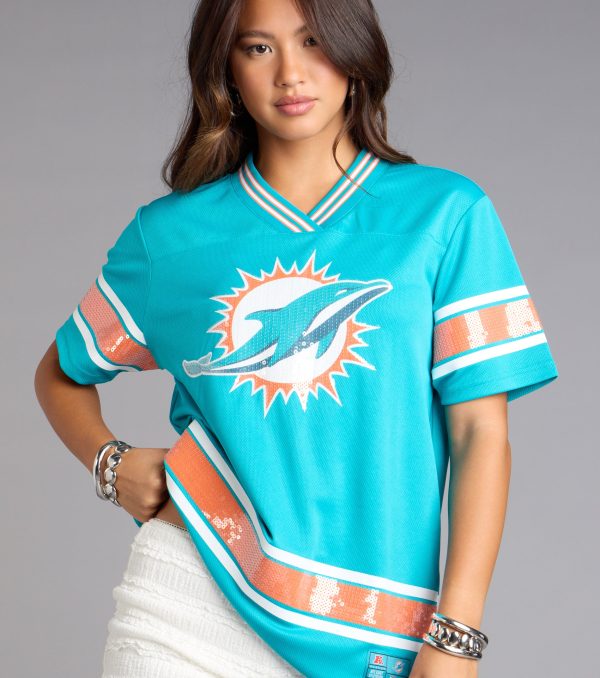 Ultra Game NFL Miami Dolphins Top - Image 5