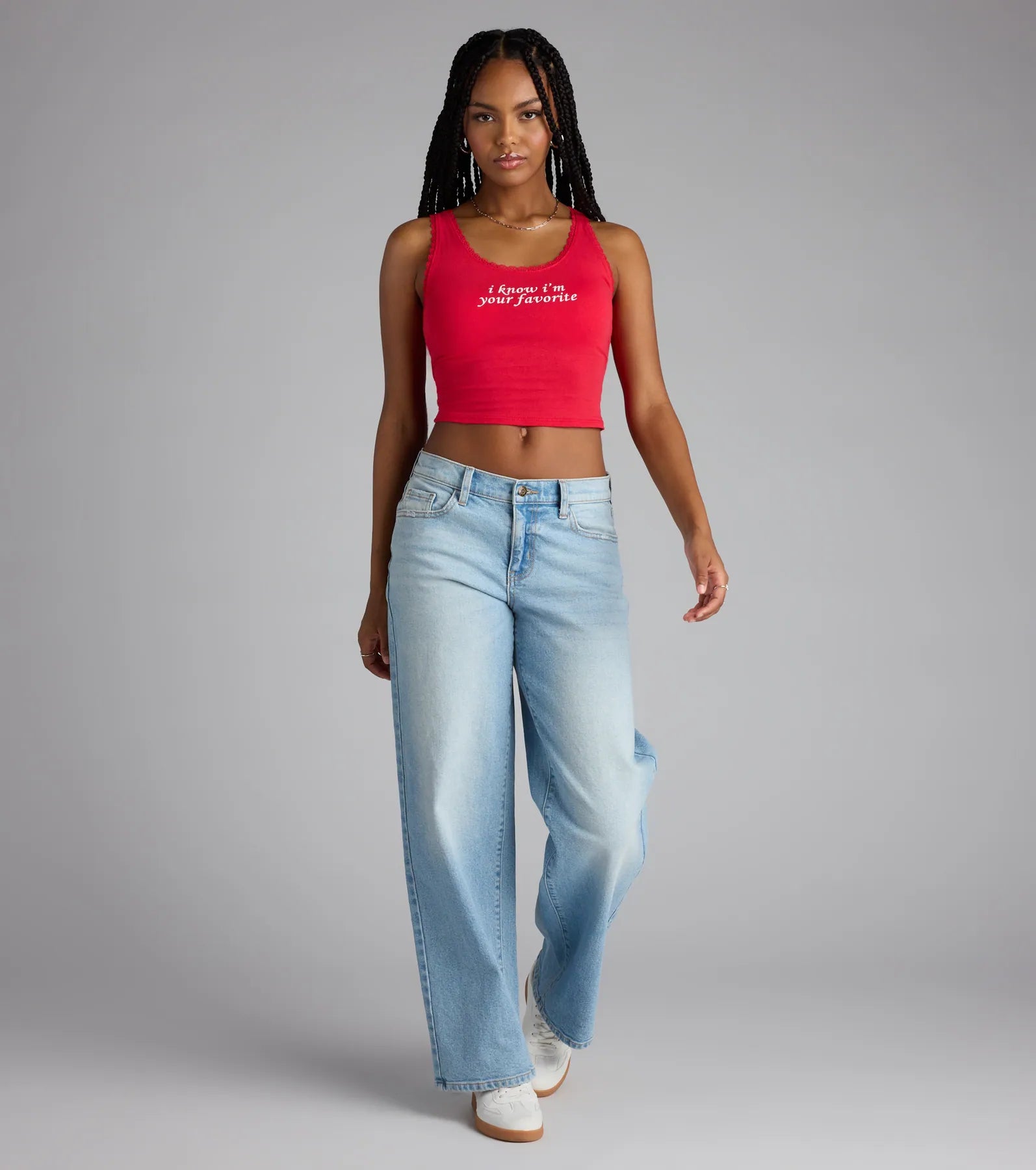I Know I'm Your Favorite Graphic Tank Top - Image 3