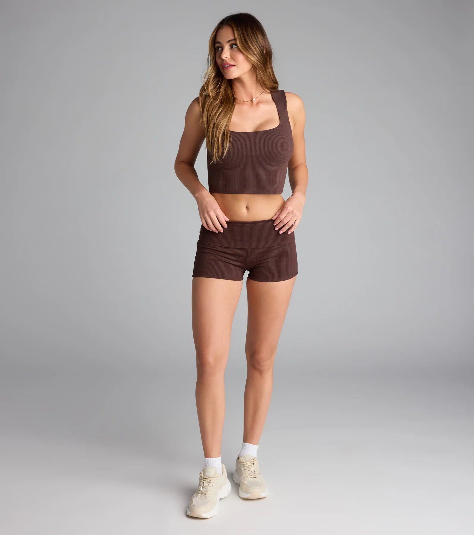 Elevated Era Ribbed Knit Cropped Tank Top - Image 15