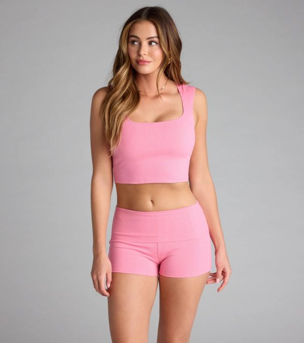 Elevated Era Ribbed Knit Cropped Tank Top - Image 9