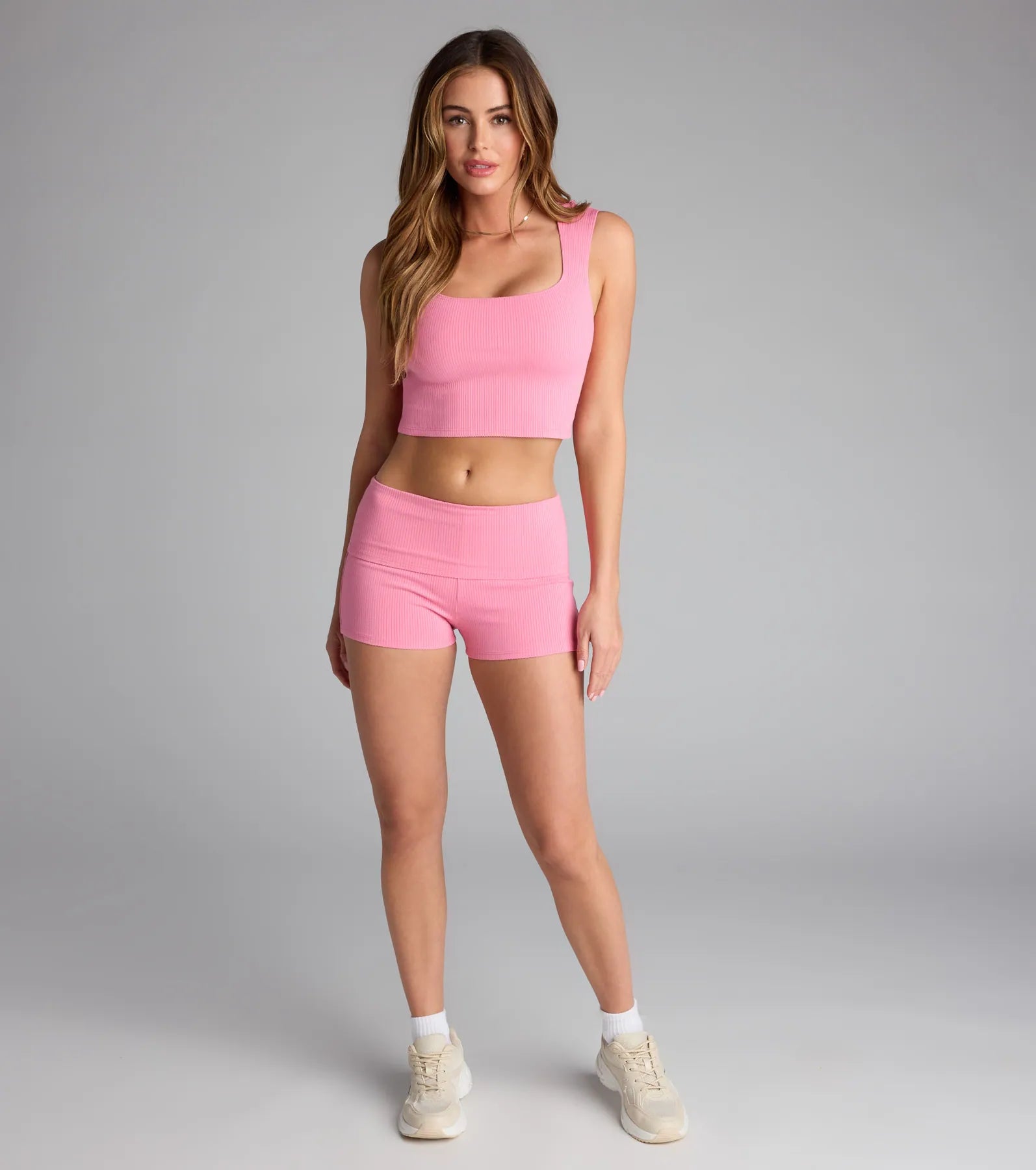 Elevated Era Ribbed Knit Cropped Tank Top - Image 11