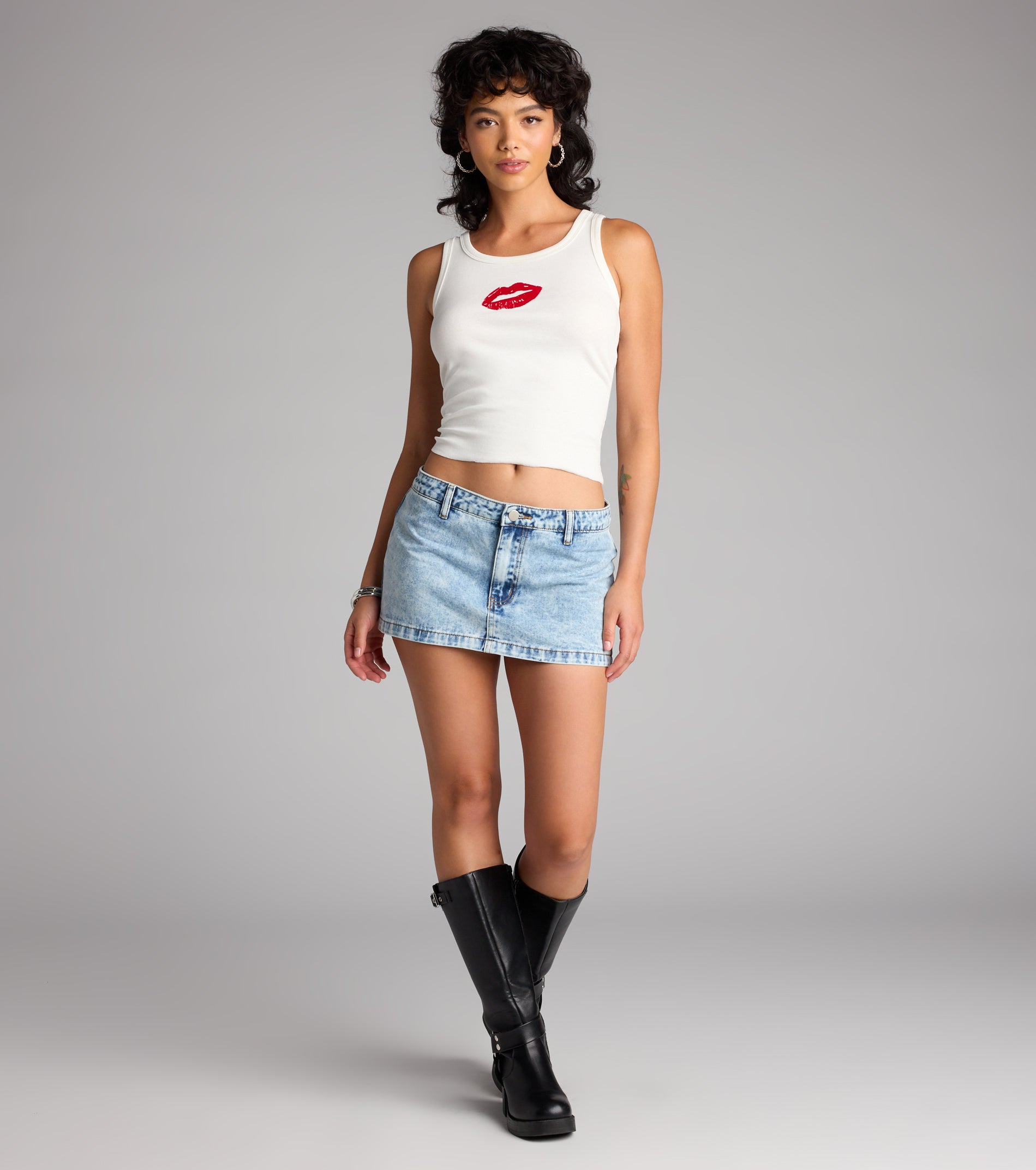Kissed and Unbothered Tank Top - Image 3