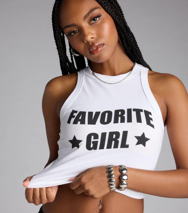 Favorite Girl Graphic Tank Top - Image 4