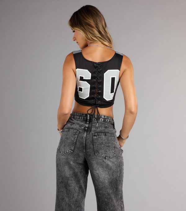 Ultra Game NFL Flirt Las Vegas Raiders Tank Top - Image 2