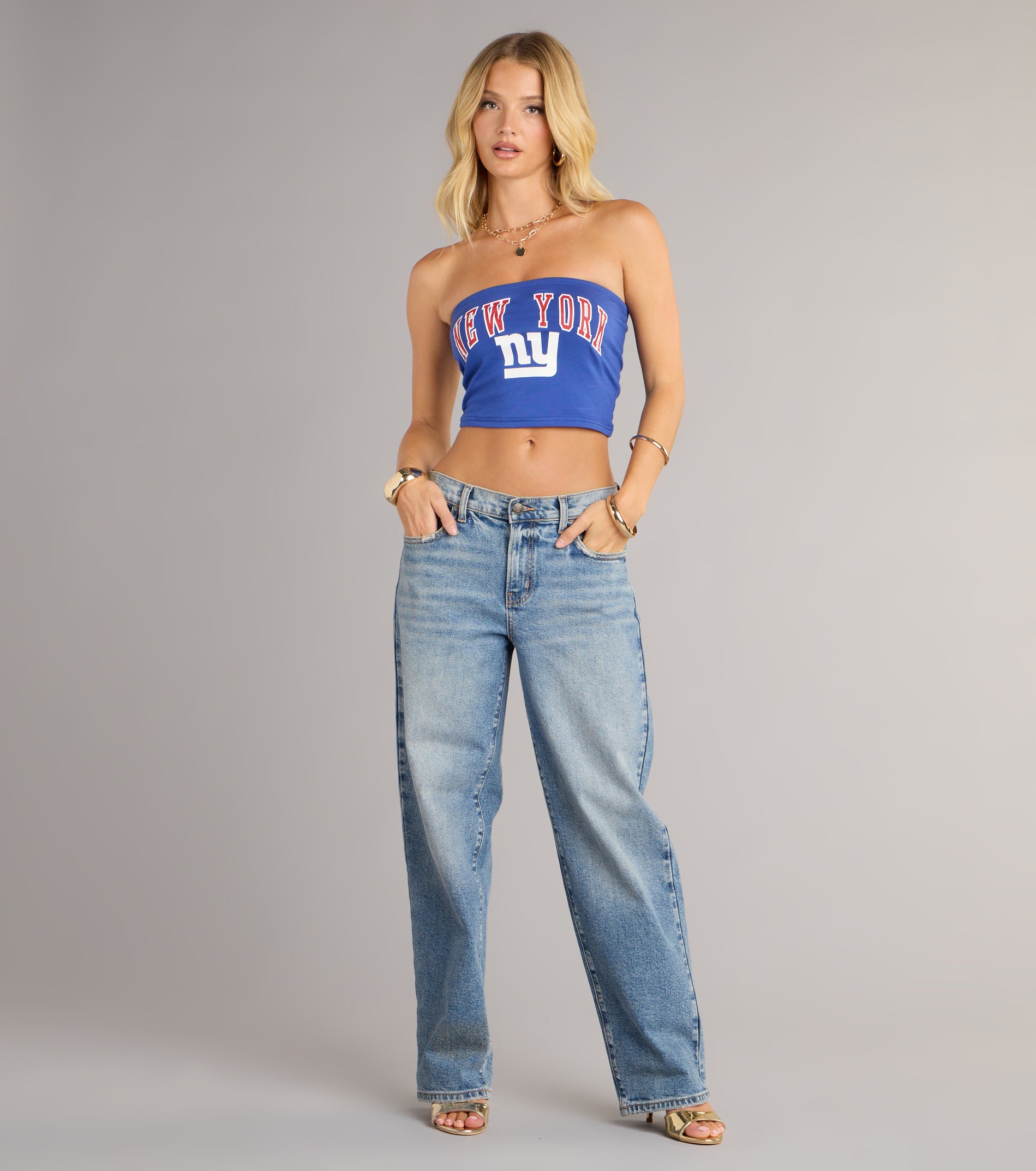 Ultra Game NFL New York Giants Tube Top - Image 3