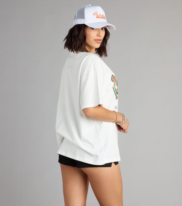 Game Day Heat Miami??Hurricanes Graphic Tee - Image 2