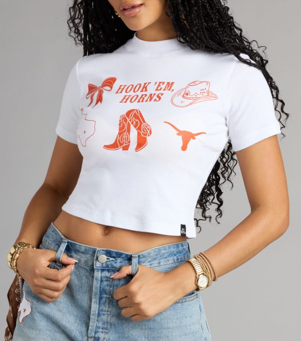 University Of Texas© Graphic Baby Tee - Image 4
