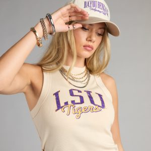 Bayou Babe LSU® Tigers® Ribbed Tank Top