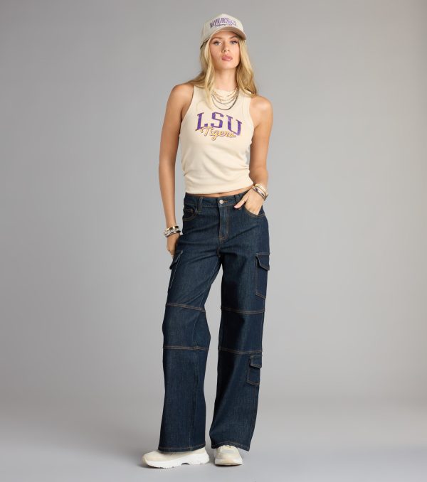 Bayou Babe LSU® Tigers® Ribbed Tank Top - Image 3