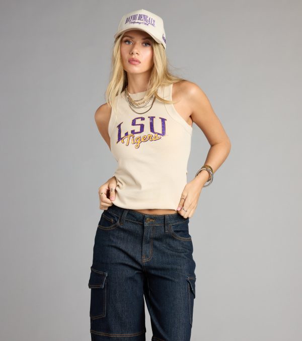 Bayou Babe LSU® Tigers® Ribbed Tank Top - Image 4
