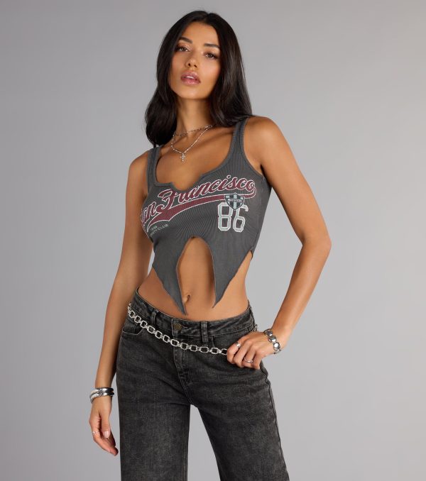 Game Day Rebel Graphic Tank Top - Image 4