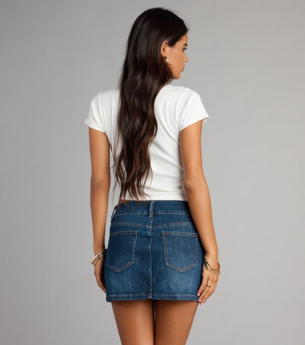 Sultry Basics Lace Bra Printed Crop Tee - Image 2