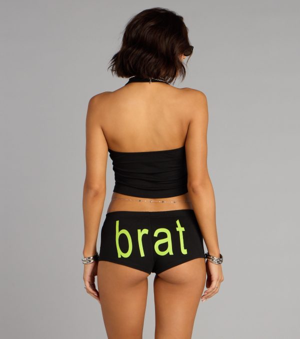 Charli xcx 365 Party Girl Graphic Halter Top - Image 3