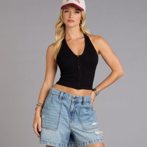 Hooked On You Halter Tank Top