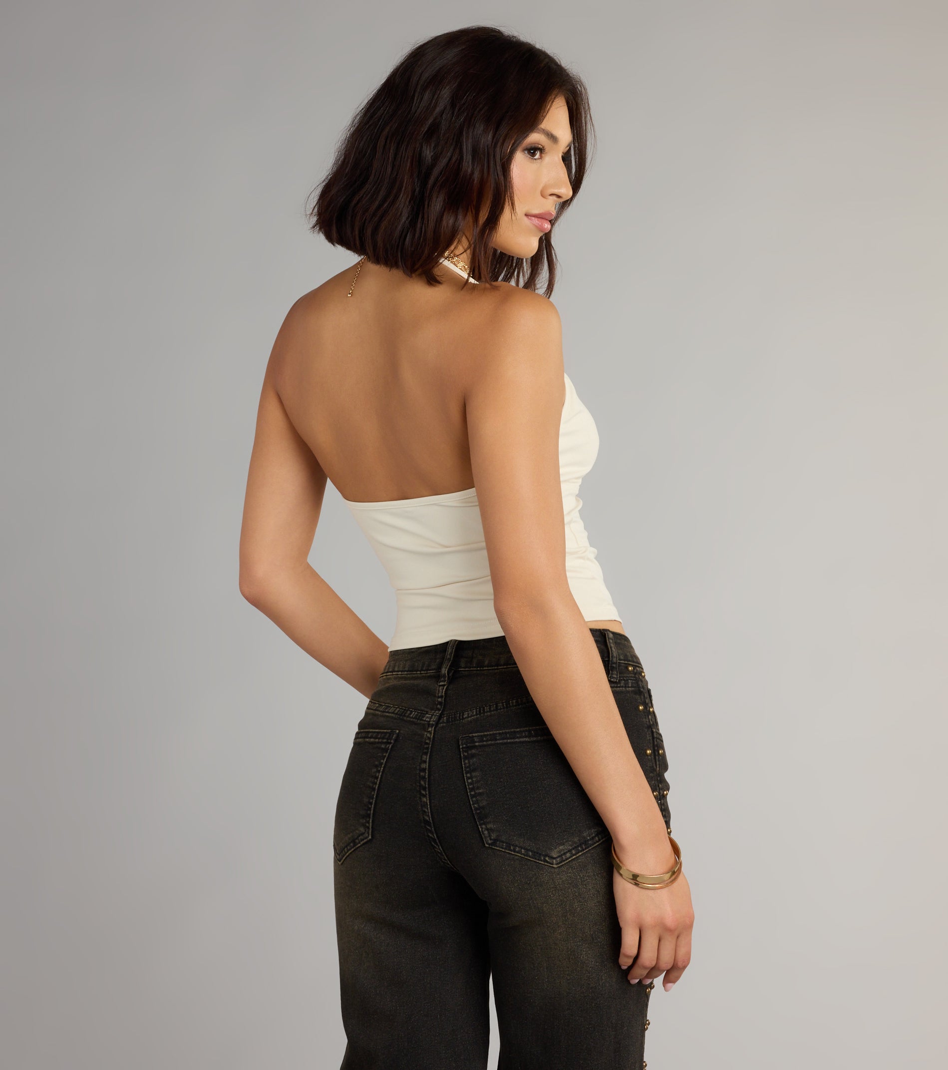 Everyday Essential Halter Crop Top - Image 6
