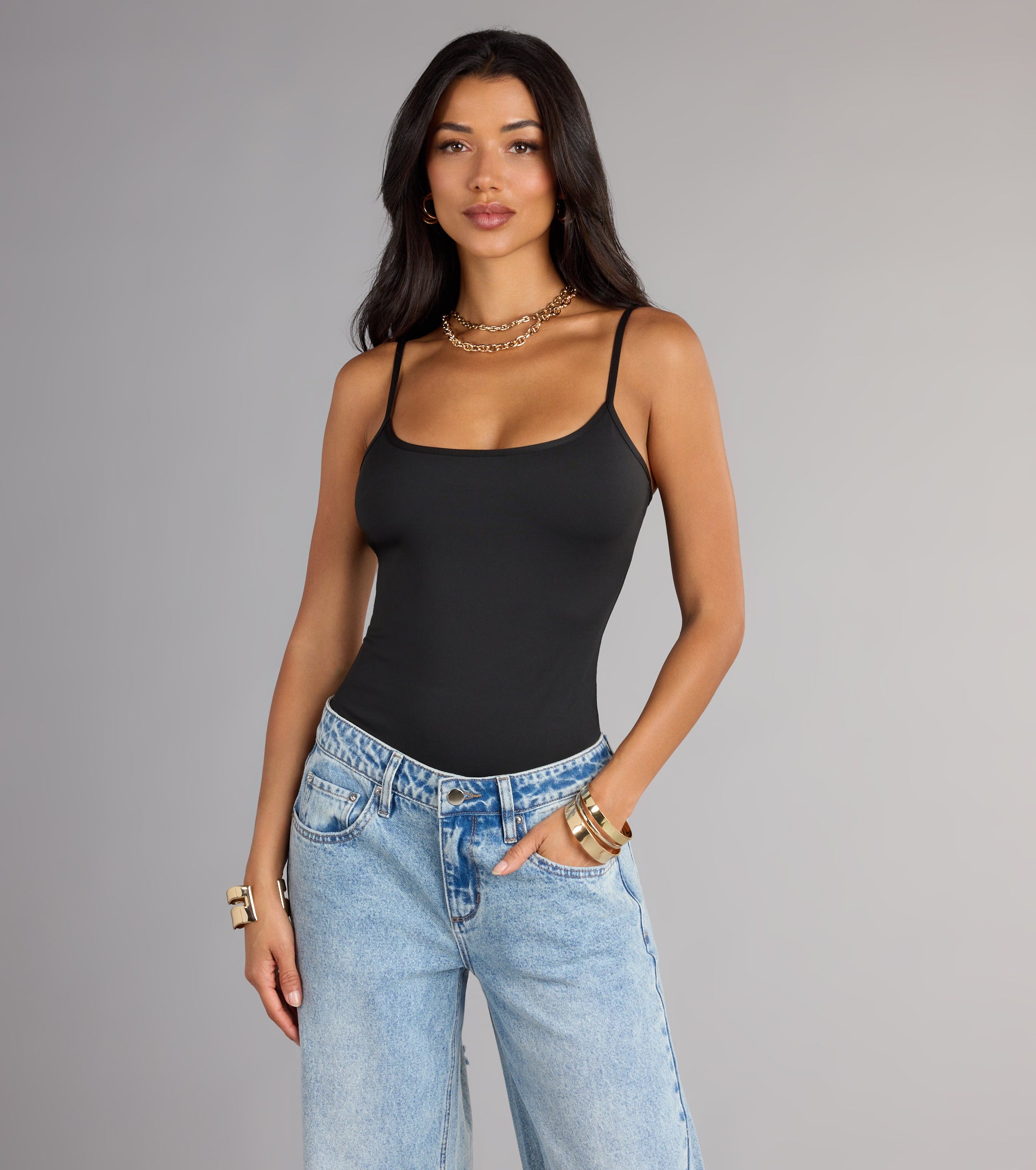 Forever Sleek Scoop Neck Bodysuit - Image 6