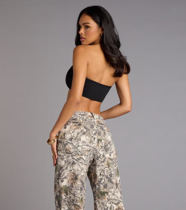 Keep It Sleek Smooth Knit Bandeau Top - Image 2