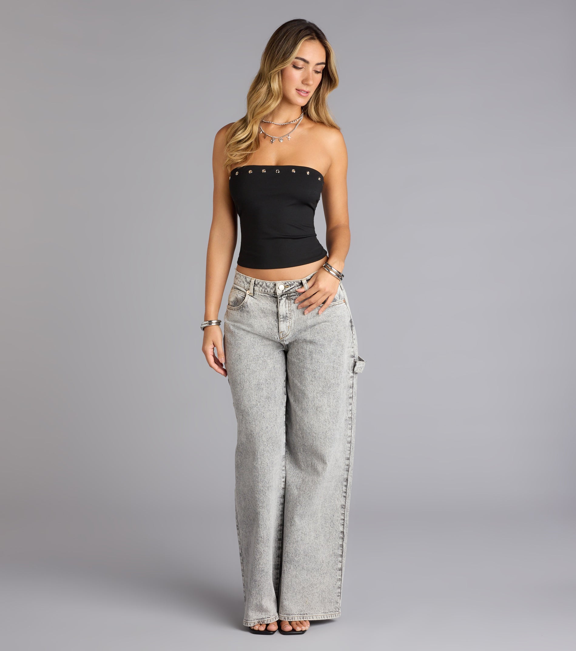 Edge Appeal Studded Tube Top - Image 4