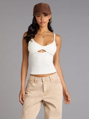Sweet And Sleek Cutout Tank Top