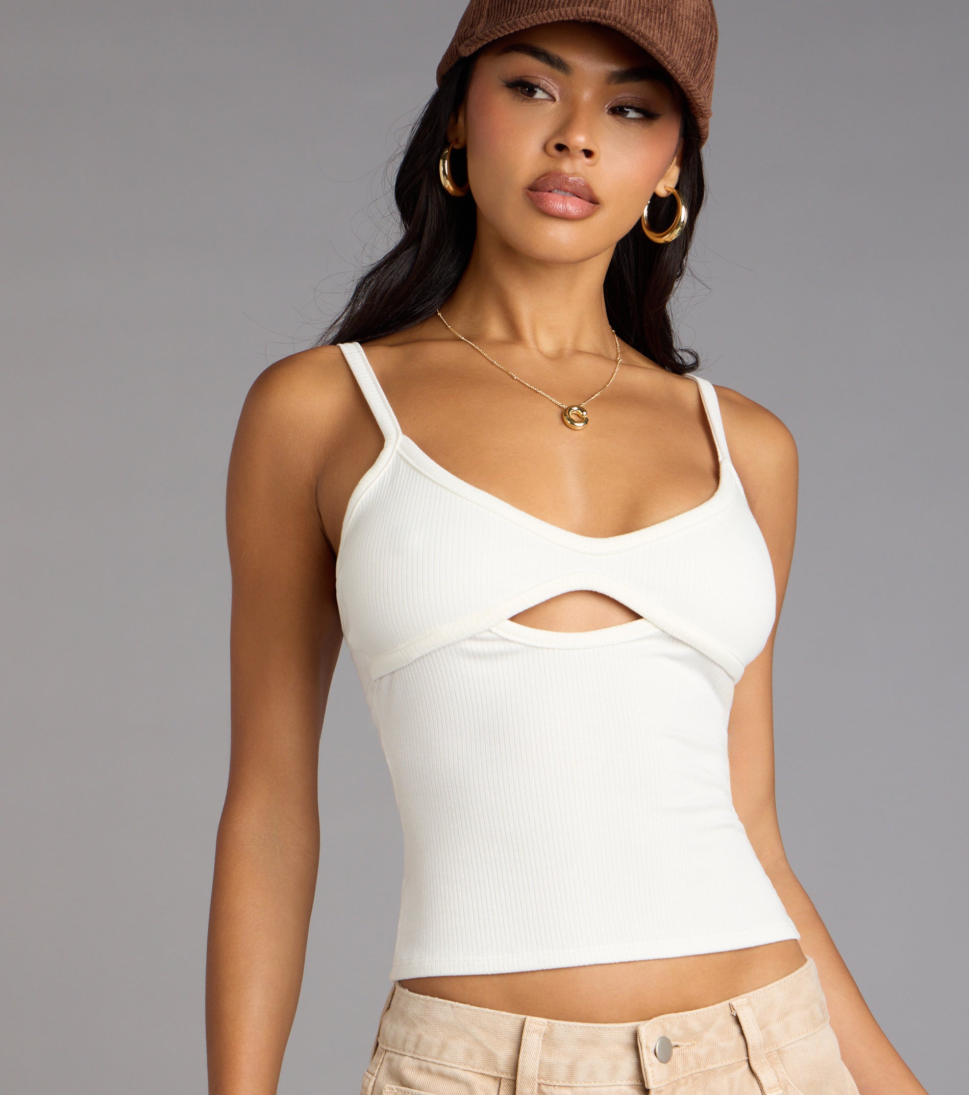 Sweet And Sleek Cutout Tank Top - Image 4