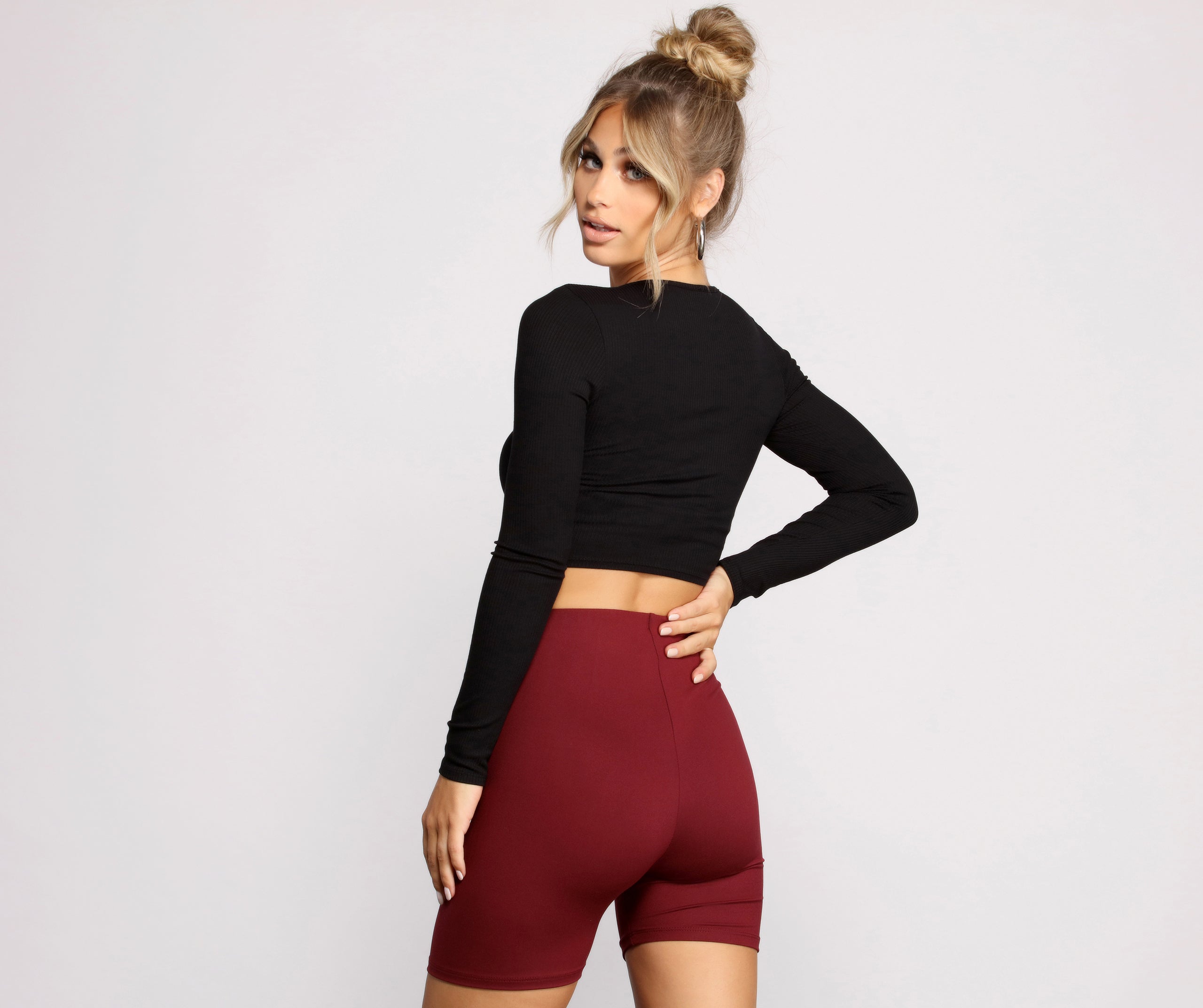 Draw Me In Ribbed Crop Top - Image 6