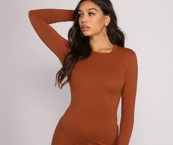 Back to Basics Knit Mini Dress - Image 11