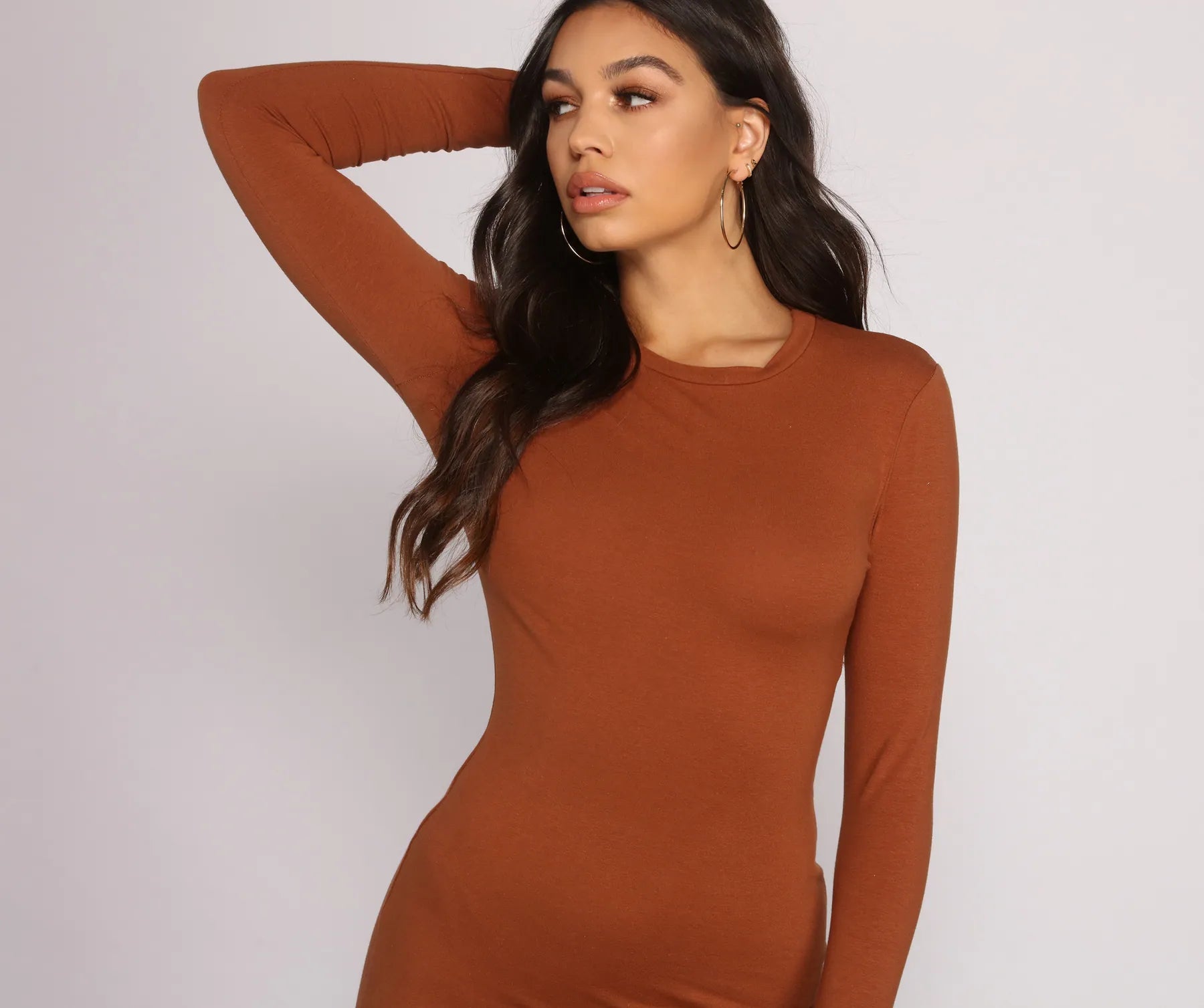 Back to Basics Knit Mini Dress - Image 11
