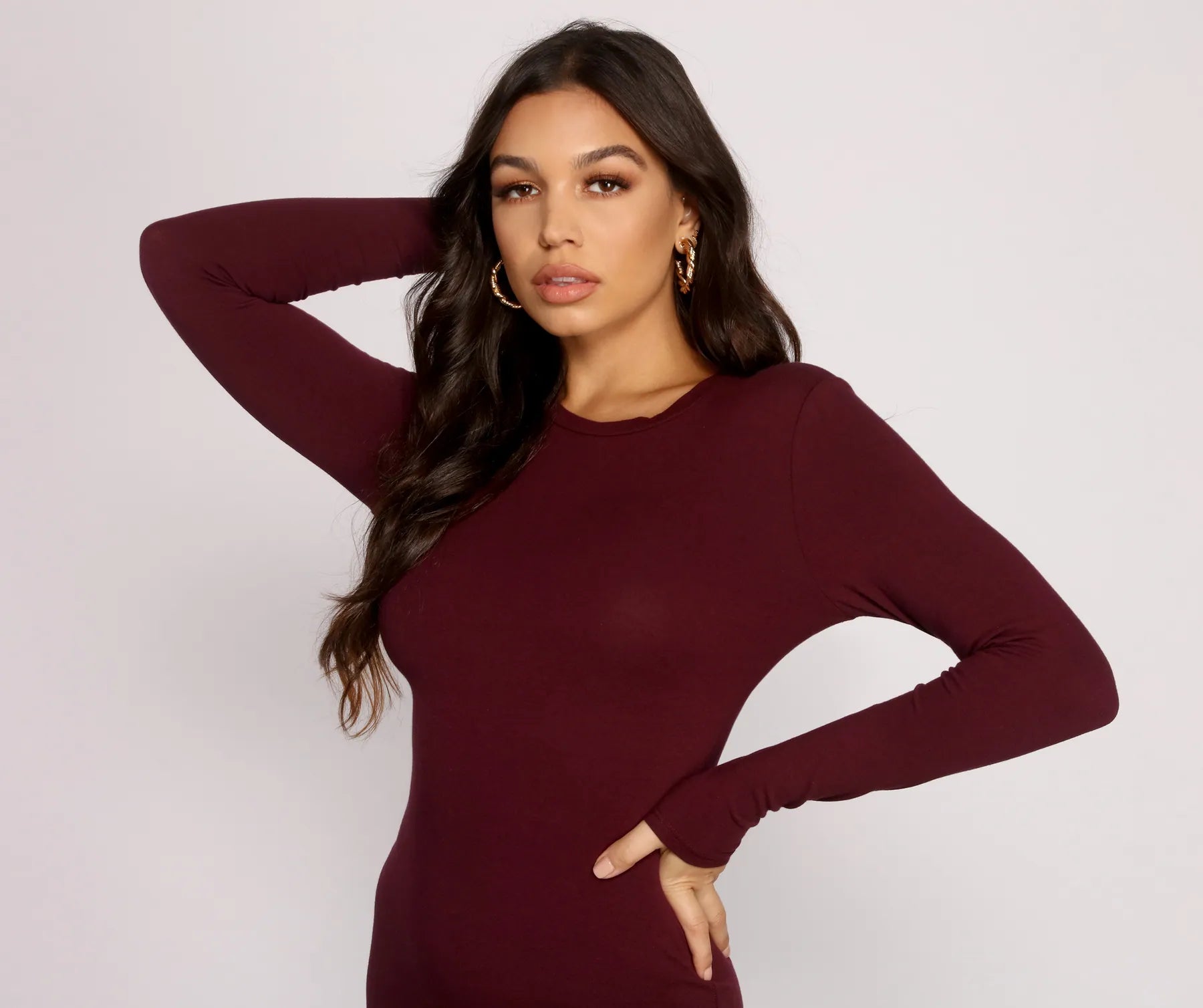 Back to Basics Knit Mini Dress - Image 3