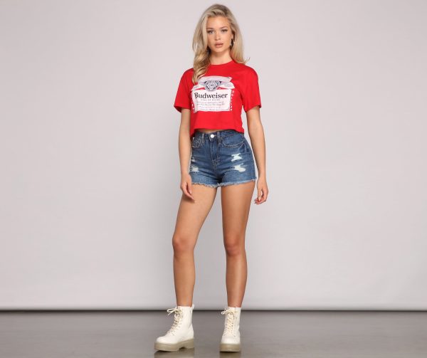 Budweiser Graphic Crop Top - Image 4