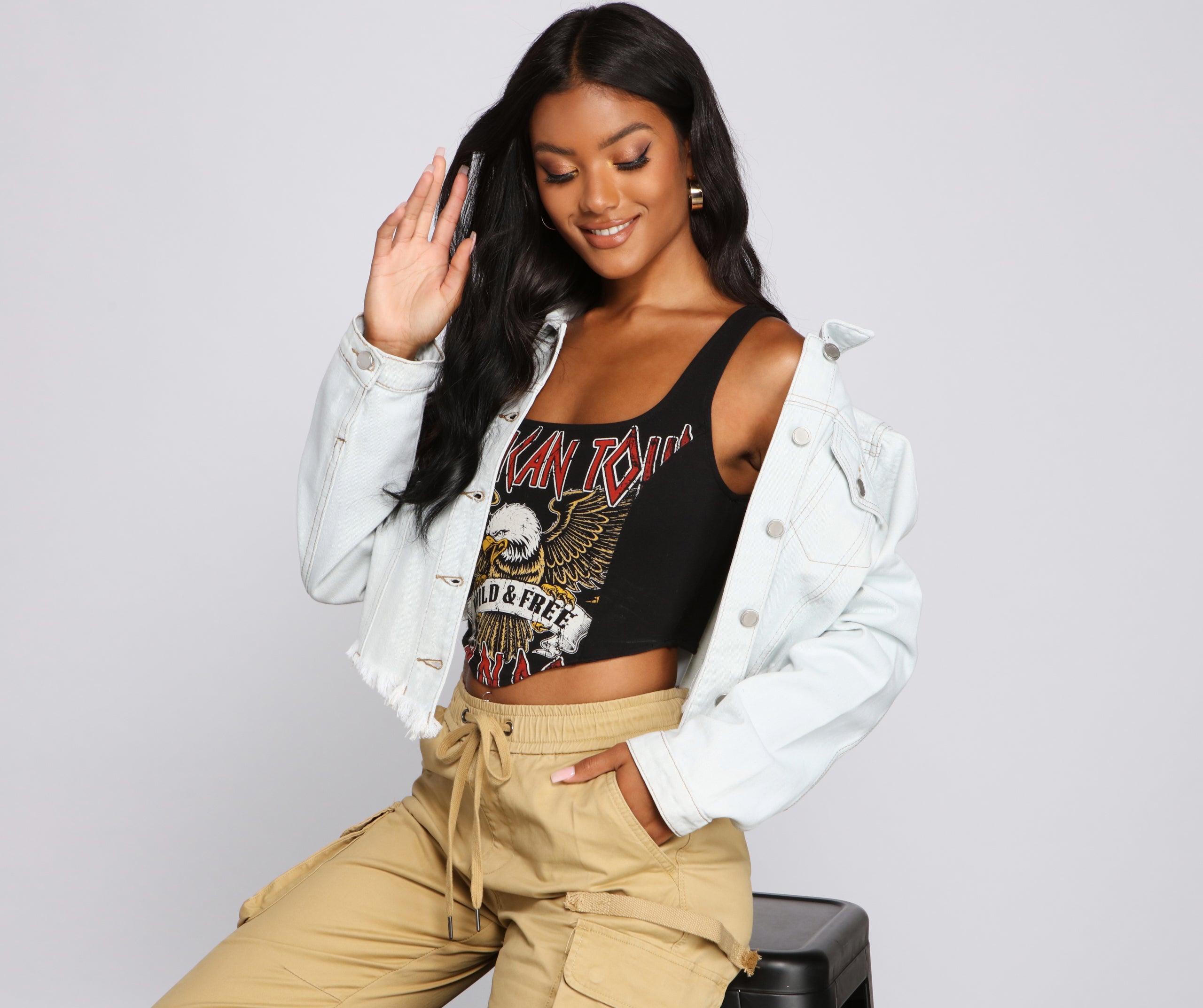 Hit The Road Graphic Bustier - Image 4