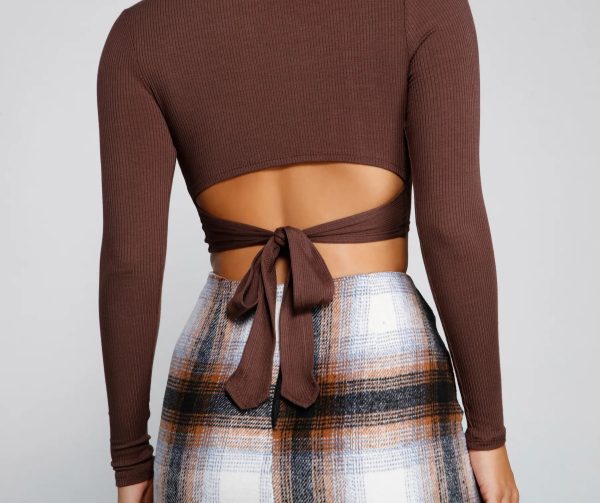 Go With It Ribbed Knit Crop Top - Image 12