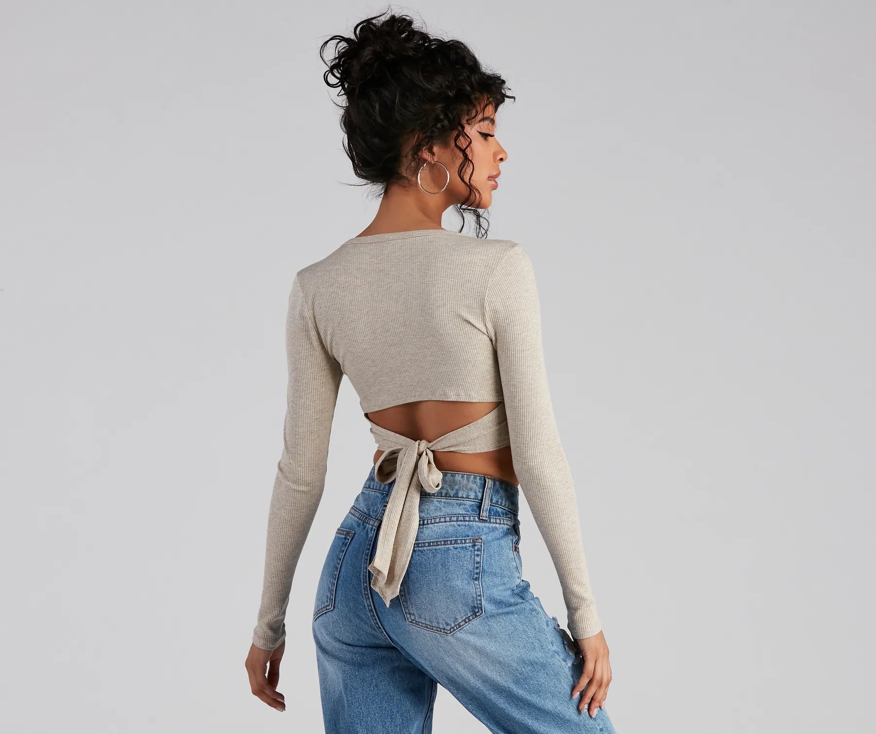 Go With It Ribbed Knit Crop Top - Image 18