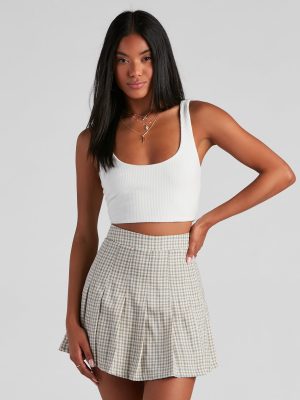 I've Got Needs Scoop Neck Crop Top