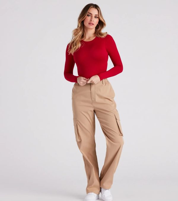 Essential Long Sleeve Crew Top - Image 23