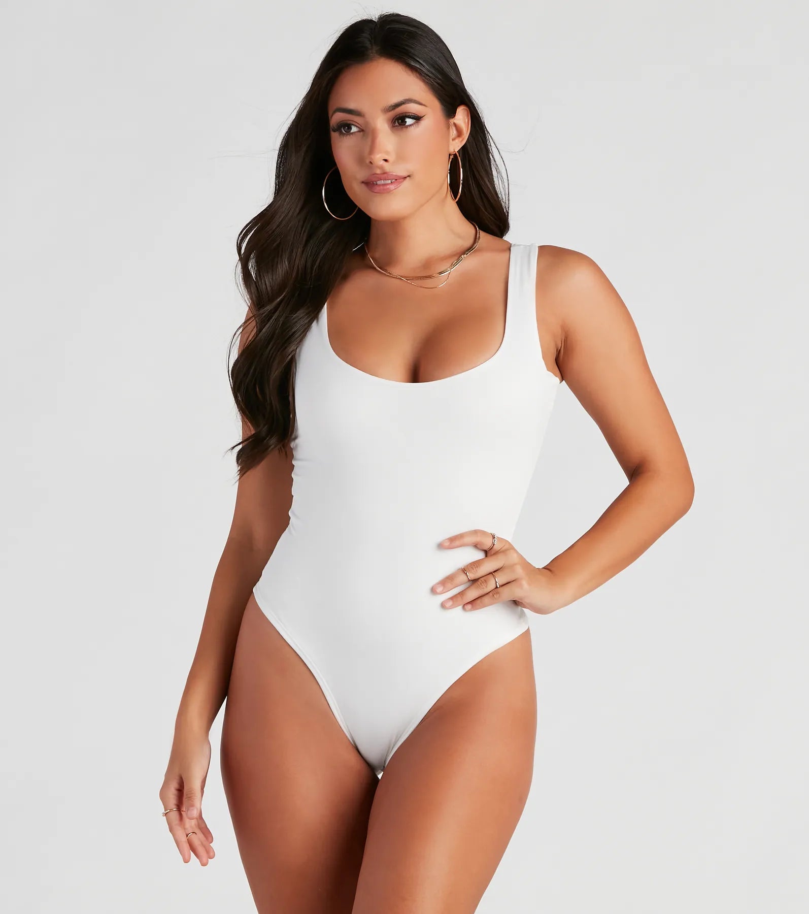 Staple Piece Scoop Neck Bodysuit - Image 4